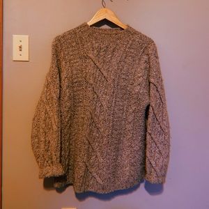 L.L. BEAN HAND-KNIT WOOL SWEATER